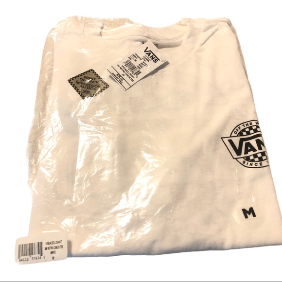 Men White Vans Off The Wall Short Sleeve T… - Picture 3 of 4